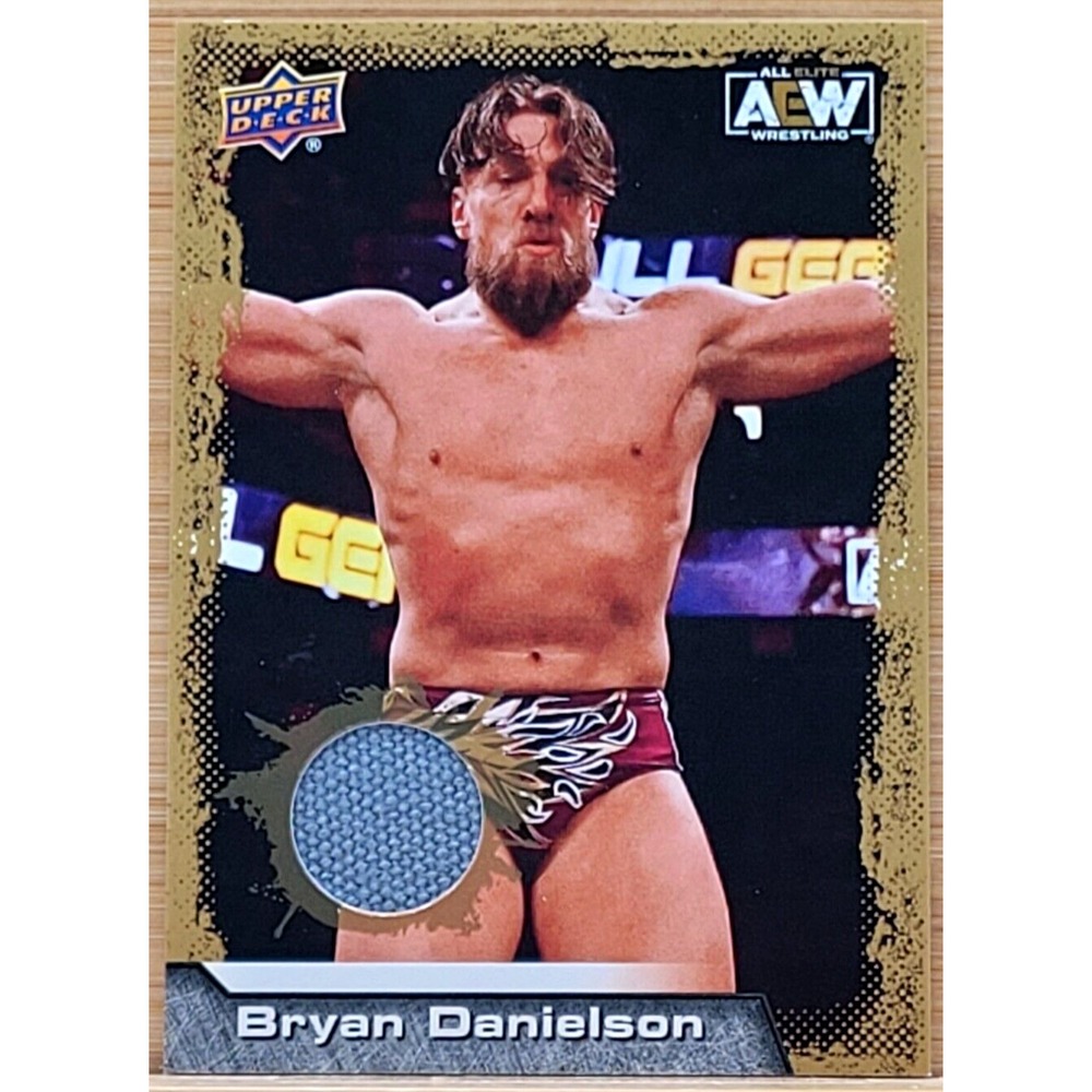 2022 UPPER DECK AEW BRYAN DANIELSON GOLD‎ RELIC